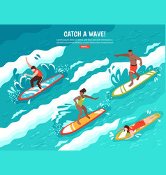 Catch Wave Surfing Concept