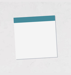 White Notepaper Sticker