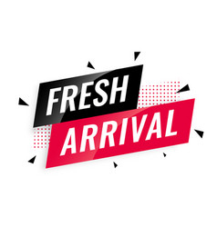 Abstract Fresh Arrival Banner Template