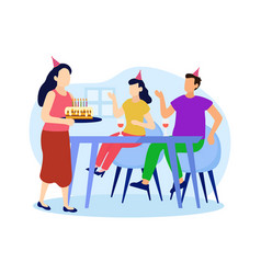 Birthday Party Flat Design