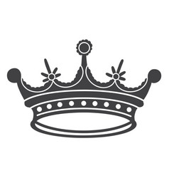 Crown Design Simple Four Spikes Icon