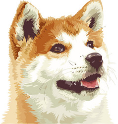 Shiba Inu Dog Adorable Art