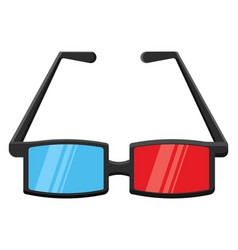 Cinema 3d Glasses On A White Background