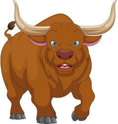 Cute Bull Cartoon