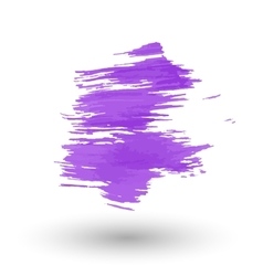 A Purple Smear Of Paint