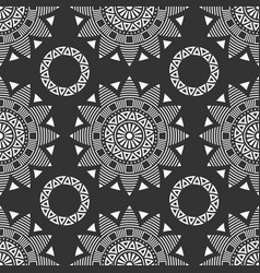 Abstract Seamless Pattern With Round Geometric