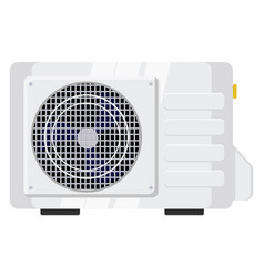 Ac Outer Unit On A White Background