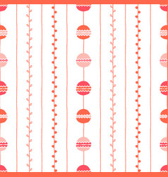 Seamless Spring Pattern Red Pink