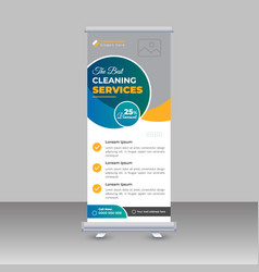 Professional Cleaning Service Roll Banner Design