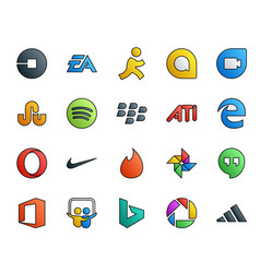 20 Social Media Icon Pack Including Photo Nike