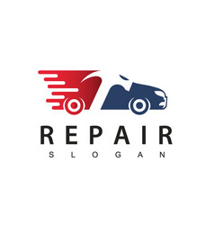 Car Repair Logo Template Hammer And Icon