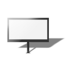 Large Light Box Mockup Blank White Billboard