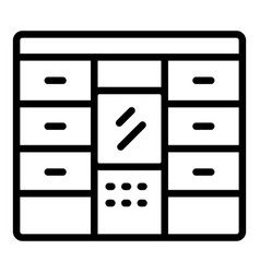 Parcel Locker Icon Outline Delivery