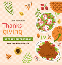 Thanksgiving Celebration Posts Set