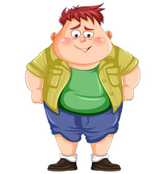 Fat Boy Cartoon Character