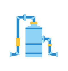 Fracking Zone Oil Pump With Tank Extracting