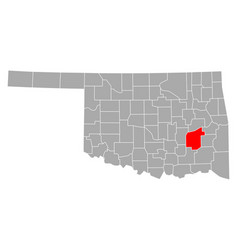 Map Pittsburg In Oklahoma