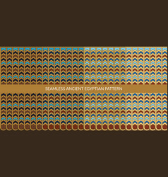 Seamless Ancient Egyptian Pattern Set