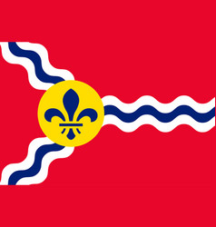 Flag St Louis In Missouri State Usa