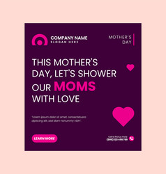 Mothers Day Social Media Template Design