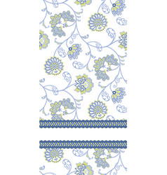 Jacobean Seamless Design Cool Color Combo