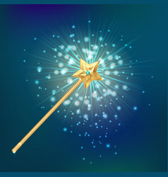 Magic Wand Realistic Background