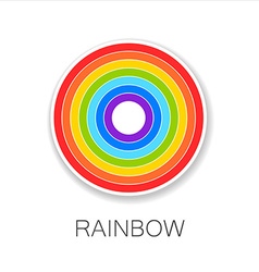 Rainbow logo Royalty Free Vector Image - VectorStock