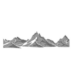 Grain Stippled Mountain Range Dotted