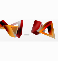 3d Triangle Abstract Background Basic Shape