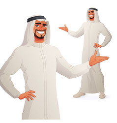 Arab Business Man Presenting