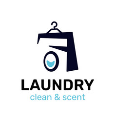 Modern And Minimalist Laundry Logo