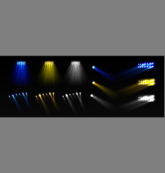 Yellow Stadium Concert Show Light Isolated Set