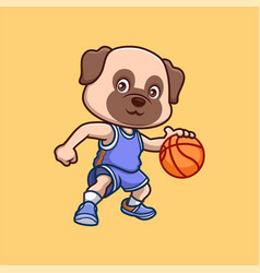 Basketball Pub Cute Cartoon