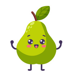 Groovy Cartoon Pear