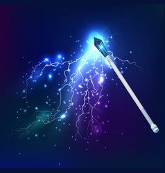 Magic Wand With Electric Discharge Effect