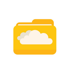 Access Cloud Folder Icon Flat Data Crm