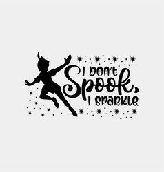 Cartoon Peter Pan Tinkerbell Halloween Sparkle