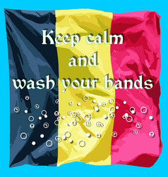 Keep Calm And Wash Your Hands Label