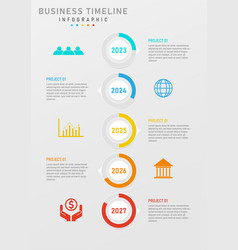 Timeline Business Infograghic 021