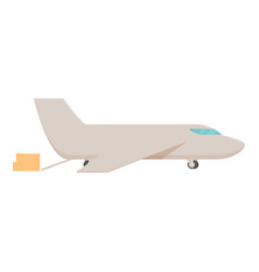 Cargo Airplane Icon Cartoon Handling Air