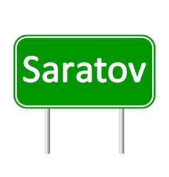 Saratov Road Sign