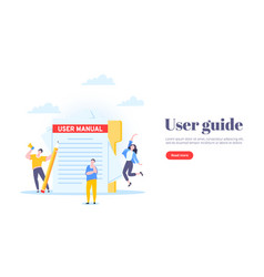 User Manual Guide Book Flat Style Design