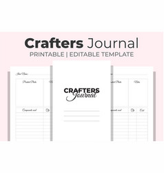 Crafters Journal Kdp Interior