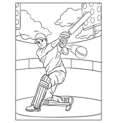 Cricket Coloring Page For Kids