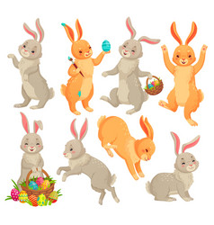 Easter Bunny Jumping Rabbit Dancing Funny Bunnies