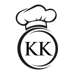 Initial Letter Kk Restaurant Logo Template