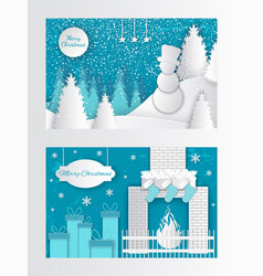 Merry Christmas Cut Out Greeting Card Fire Socks