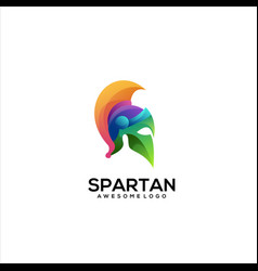 Sparta Logo Colorful Gradient Template