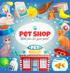 Pet Shop Frame Background