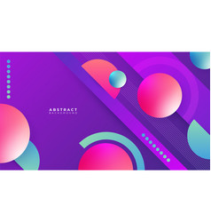 Abstract Colorful Purple Pink Shapes Presentation